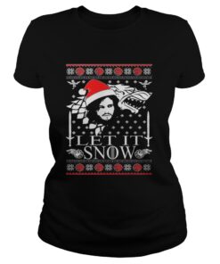 Let It Snow Game of Thrones Inspired Ladies Tee