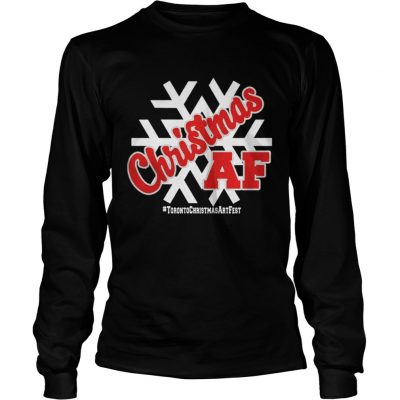 Longsleeve Tee Christmas As Toronto Christmas Art Fest Shirt