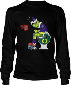 Longsleeve Tee Grinch Santa Washington Huskies toilet shirt