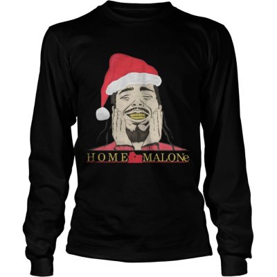 Longsleeve Tee Home Malone Christmas shirt