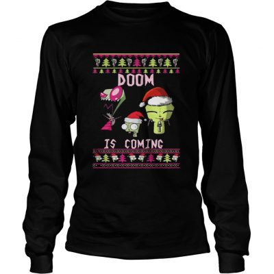 Longsleeve Tee Invader Zim Doom – Doom Is Coming Christmas