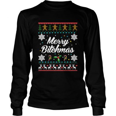 Longsleeve Tee Merry Bitchmas Christmas shirt