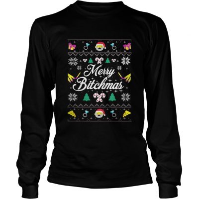 Longsleeve Tee Merry Bitchmas Ugly Christmas shirt