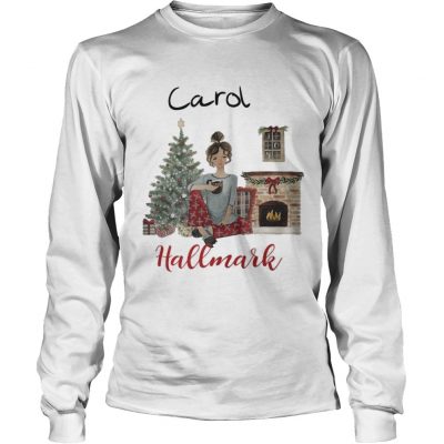 Longsleeve Tee Official Carol’s This Is My Hallmark Christmas Movie Watching Shirt