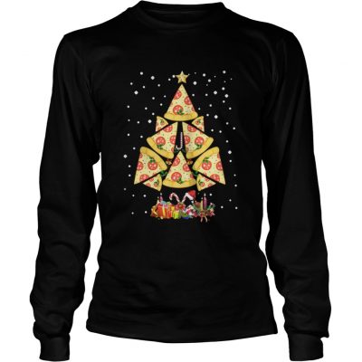 Longsleeve Tee Pizza Christmas shirt