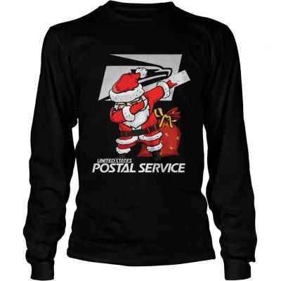 Longsleeve Tee Santa united states postal service shirt