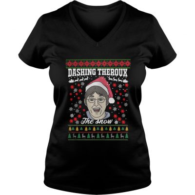 Louis Theroux Dashing Theroux The snow Christmas VNeck