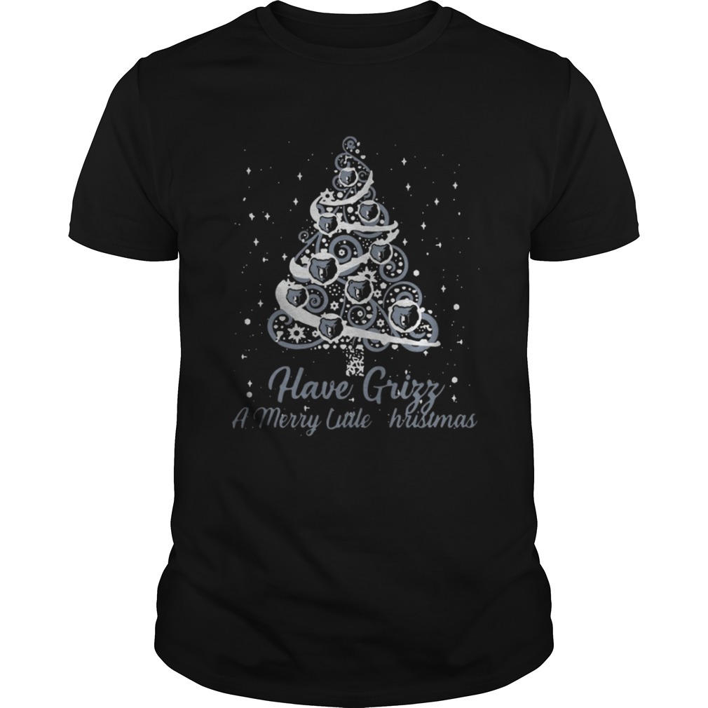 Memphis Grizzlies have Grizz a merry little Christmas Tree shirt