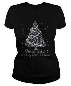 Memphis Grizzlies have Grizz a merry little Christmas Tree Ladies Tee