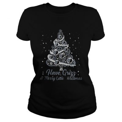 Memphis Grizzlies have Grizz a merry little Christmas Tree Ladies Tee