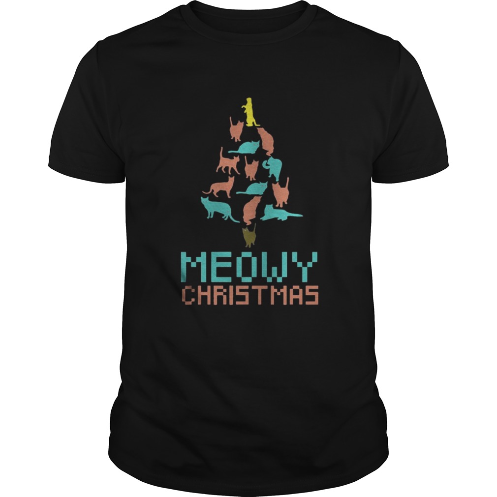 Meowy Christmas Tree Shirt