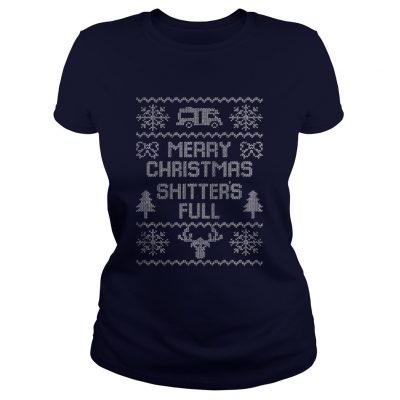 Merry Christmas Shitters Full Ladies Tee