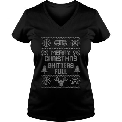 Merry Christmas Shitters Full VNeck