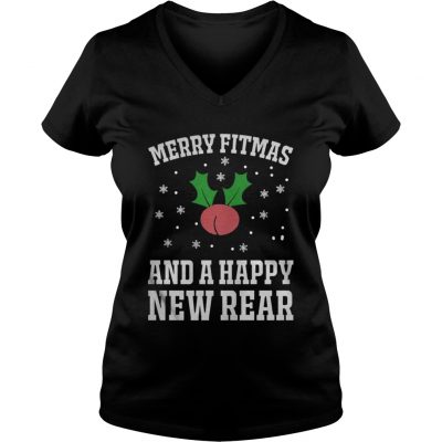 Merry Fitmas and a Happy New Year VNeck