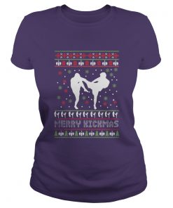 Merry Kickmas Ladies Tee