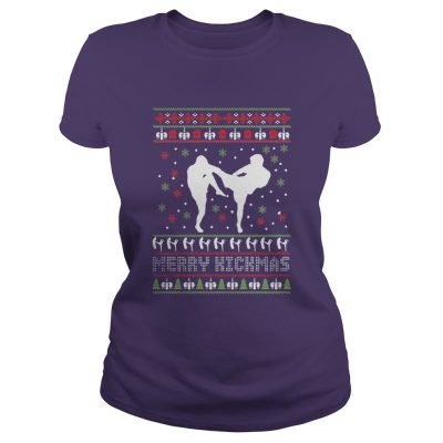 Merry Kickmas Ladies Tee