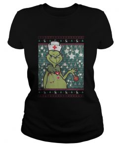 Merry Nursemas Nurse Christmas Ladies Tee