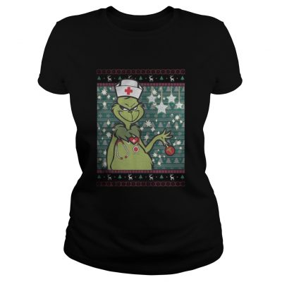 Merry Nursemas Nurse Christmas Ladies Tee