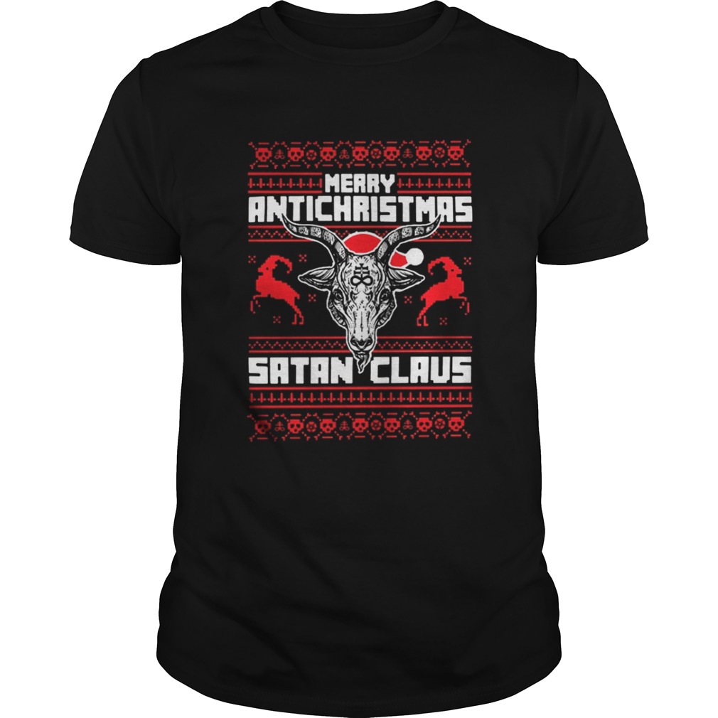 Merry antichristmas Satan claus shirt