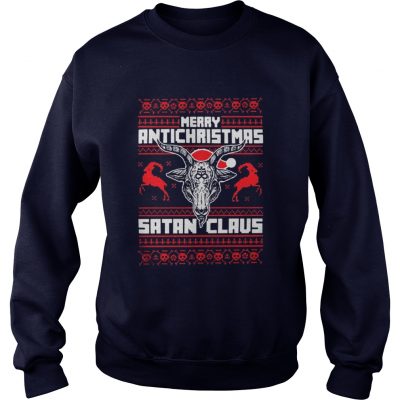 Merry antichristmas Satan claus Sweatshirt