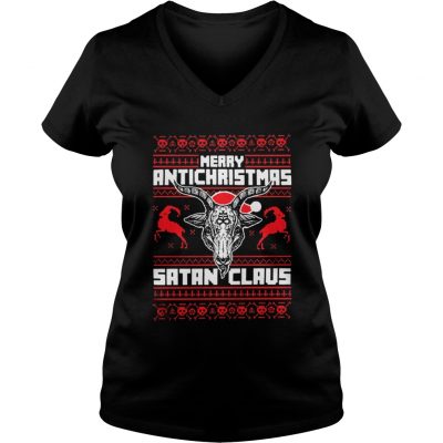 Merry antichristmas Satan claus VNeck