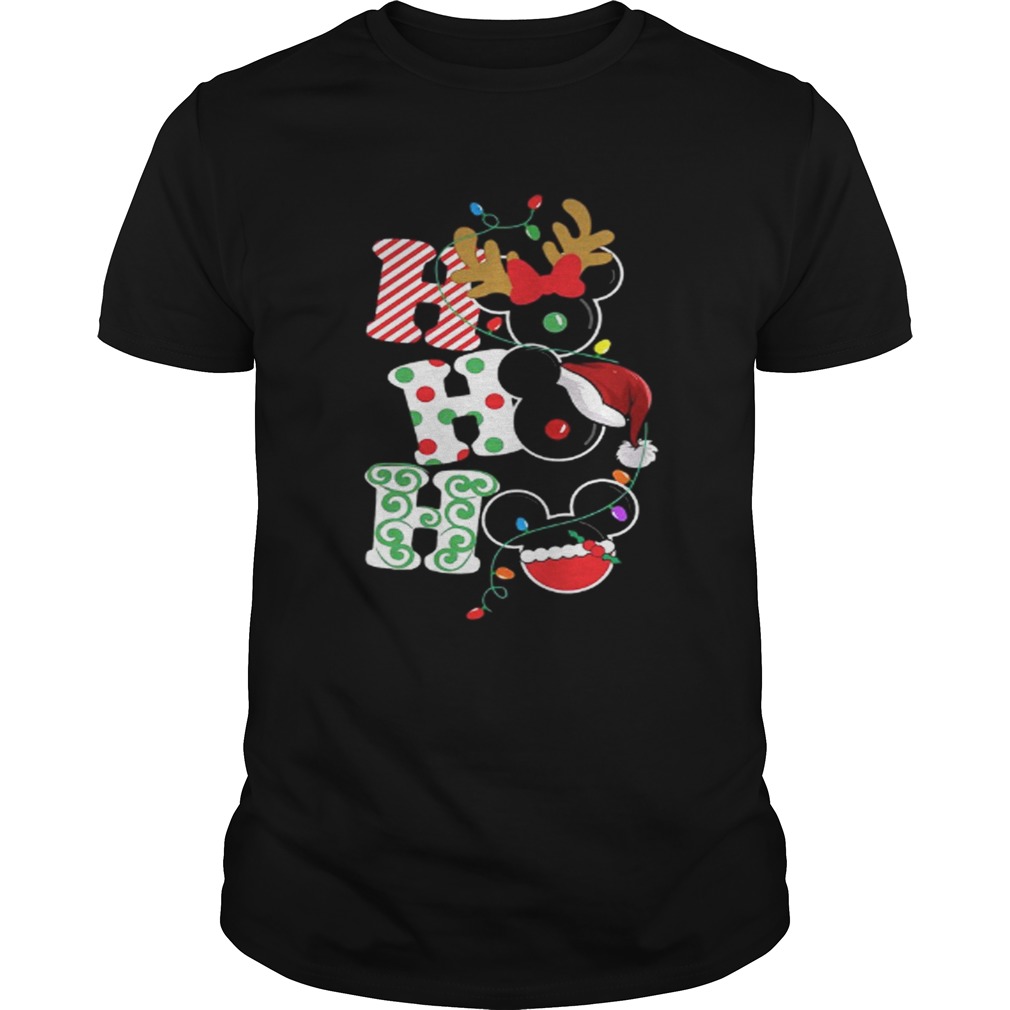 Mickey Disney Christmas ho ho ho shirt