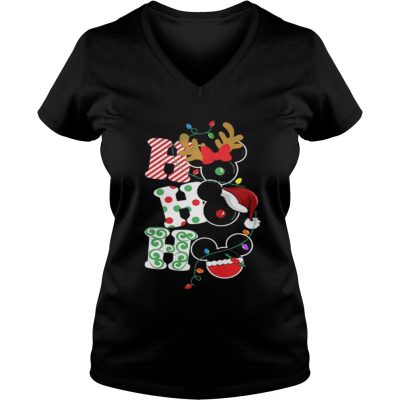 Mickey Disney Christmas ho ho ho VNeck