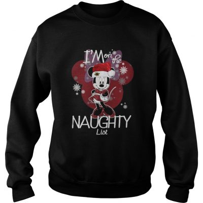 Mickey Santa Disney I’m on the Naughty list Sweatshirt