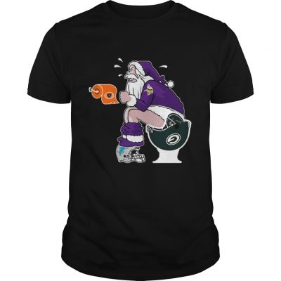 Minnesota Vikings vs Detroit Lions Chicago Bears Green Bay Packers Santa claus Tshirt Guys