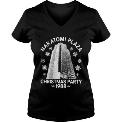 Nakatomi plaza Christmas party 1988 Ladies VNeck