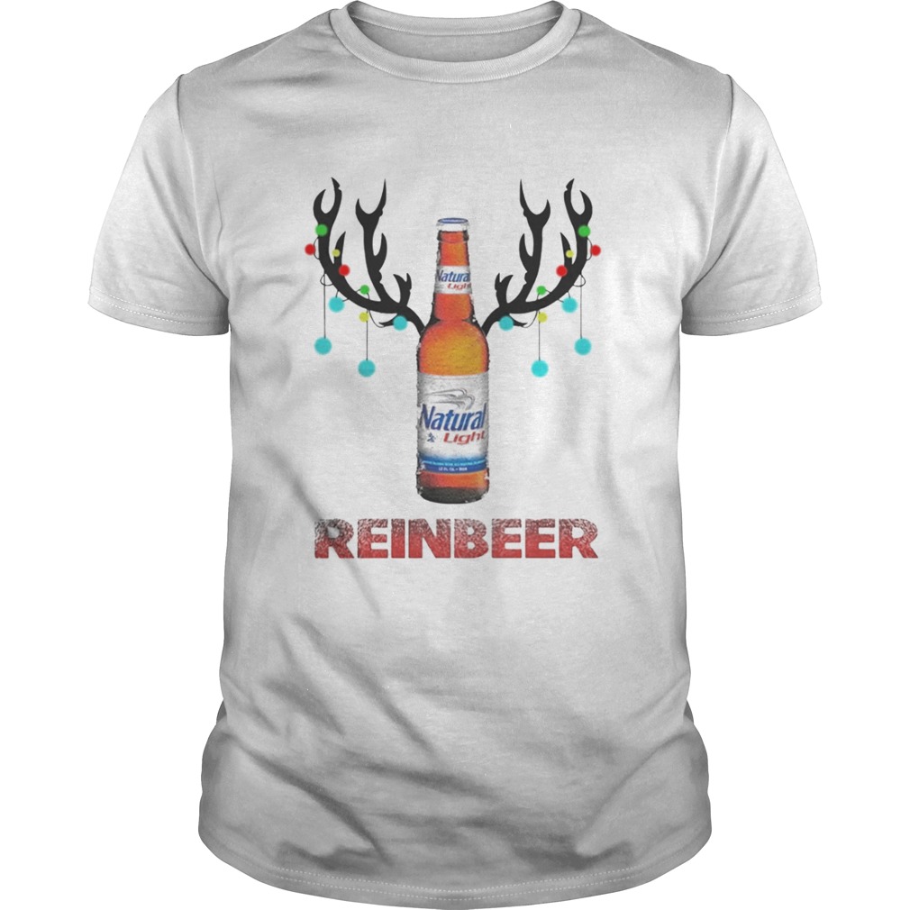 Natural Light Reinbeer Christmas shirt