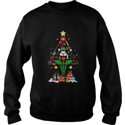 Nurse Christmas tree and gift Sweatshirt