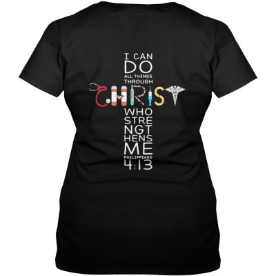 Nurse I can do all things through Christ who strengthens me VNeck