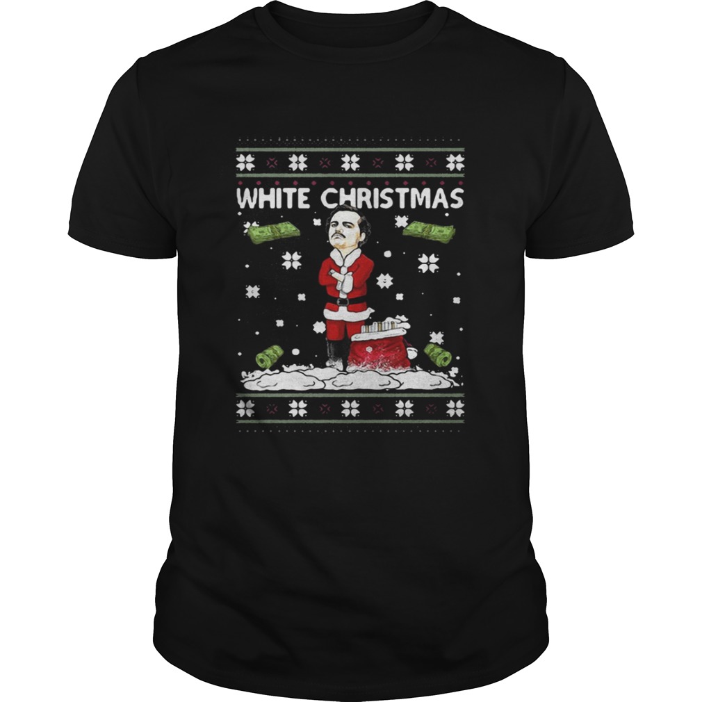 Pablo Escobar White Christmas Shirt