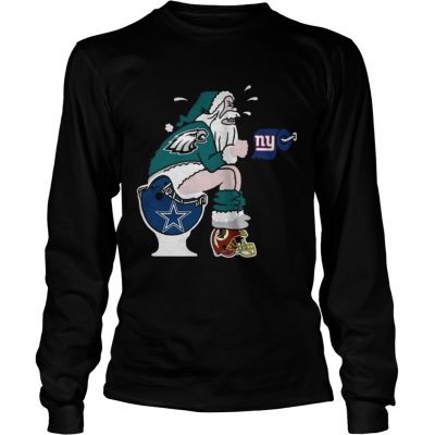 Philadelphia Eagles Santa Claus Longsleeve Tee