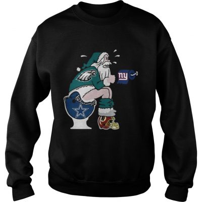 Philadelphia Eagles Santa Claus Sweatshirt