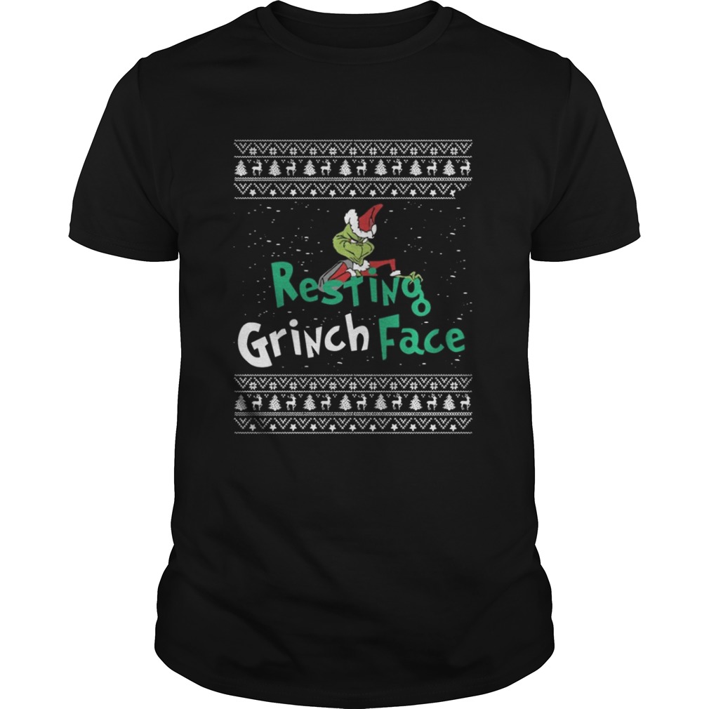 Resting Grinch Face Christmas shirt