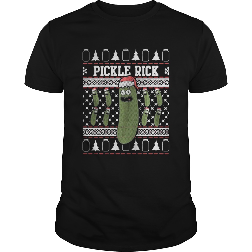 Rick and Morty Pickle Rick Christmas shirt