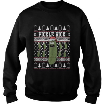 Rick and Morty Pickle Rick Christmas sweatshirt