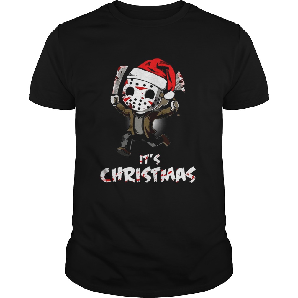 Santa Chibi Jason Voorhees it’s Christmas shirt