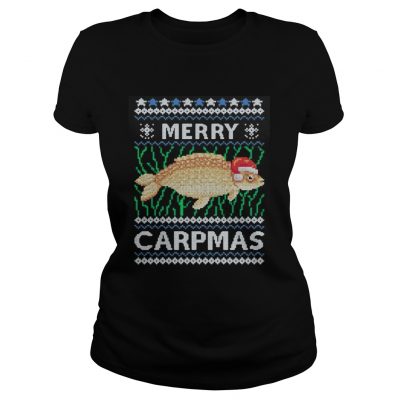 Santa Claus Carpmas merry Carpmas Christmas Ladies Tee