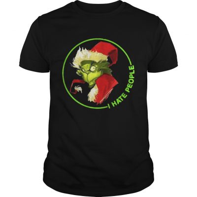 Santa Grinch I Hate People Christmas shirt