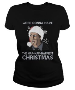 Santa Squeezes were gonna have the hap hap happiest Christmas Ladies Tee