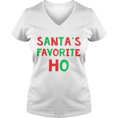 Santa’s favorite Ho Tshirt VNeck