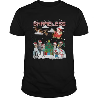 Shameless Santa claus christmas shirt Guys