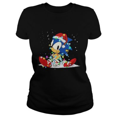 Sonic light christmas Ladies Tee