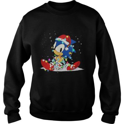 Sonic light christmas sweatshirt