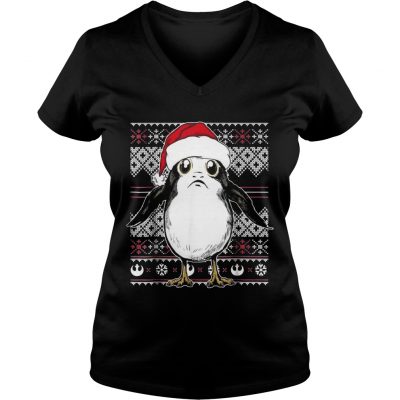 Star Wars Porg Ugly Christmas Sweater Graphic VNeck