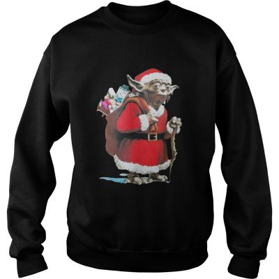 Star Wars Yoda Santa Claus Ugly Faux Christmas Sweatshirt