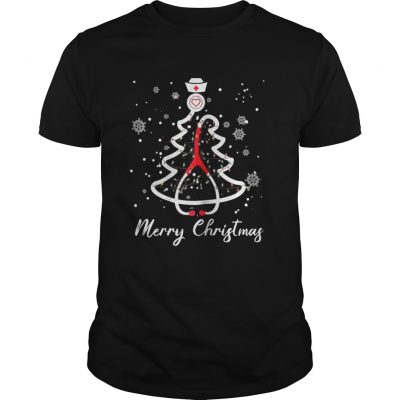 Stethoscope Christmas Tree Merry Christmas Nurse Gift Guys